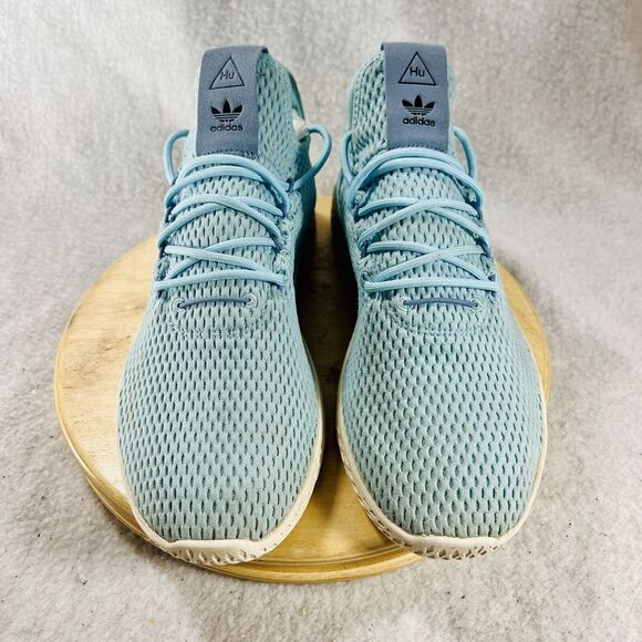 adidas Pharrell x Tennis Hu Ice Blue Men’s Size 8 Sneakers Shoes - Picture 3 of 8
